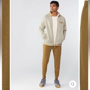 Vuori Sunday Performance Jogger in Tobacco Heather, Size M